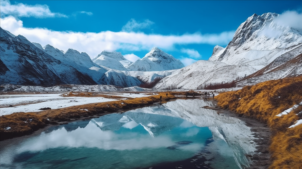 这个是雪山的图片